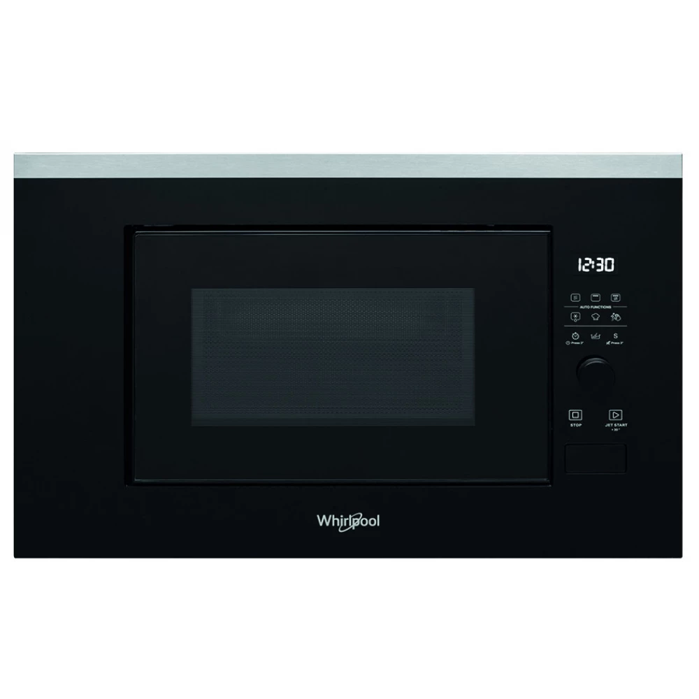 WHIRLPOOL WMF200G Mikrohullámú sütő Beépíthető 1000W/800W 20L Inox