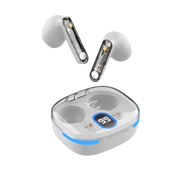 White Shark GEB-TWS37 HyperBeat bluetooth headset fehér