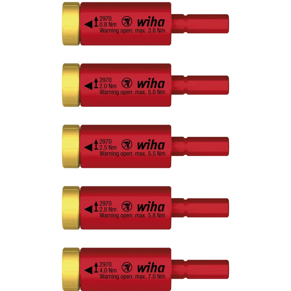 WIHA 41479 easyTorque electric nyomaték adapter készlet 0.8-4Nm 5 részes