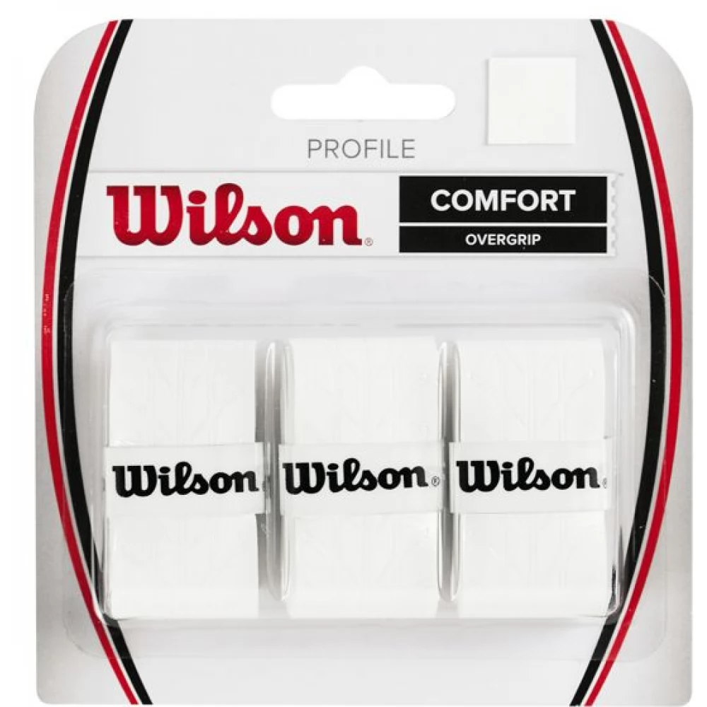WILSON SPORT Teniszütő grip Pro 3 db fehér