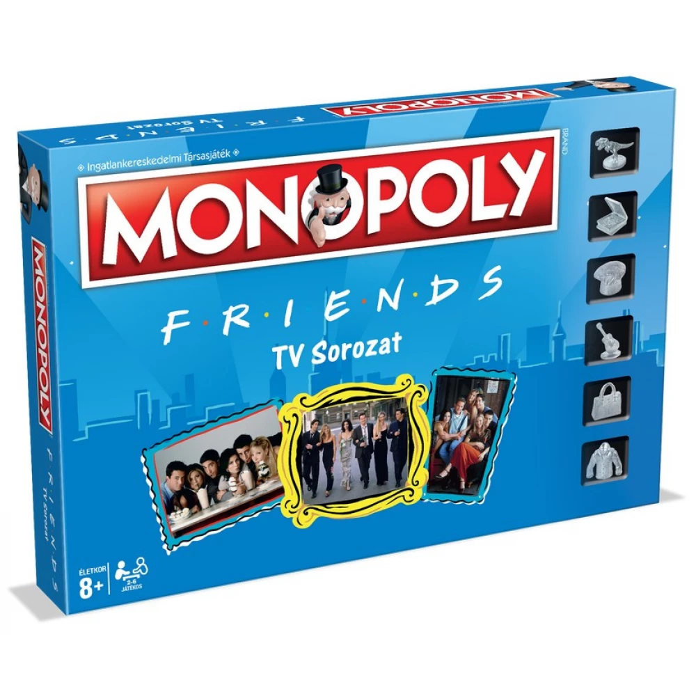 WINNINGMOVES Monopoly társasjáték Friends - Jóbarátok kiadás