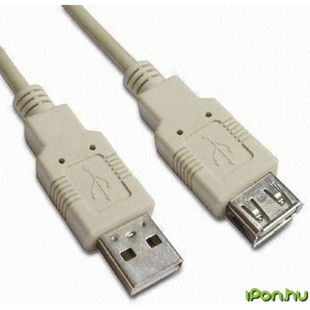 WIRETEK USB Hosszabbító Szürke 1.8m WUCBE