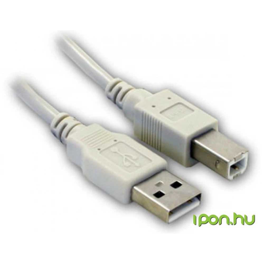 WIRETEK USB Átalakító Szürke 1.8m WU4AE