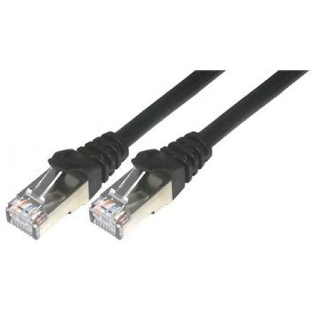 WIRETEK UTP Összekötő Fekete 50cm WL021BG-0.5 BL