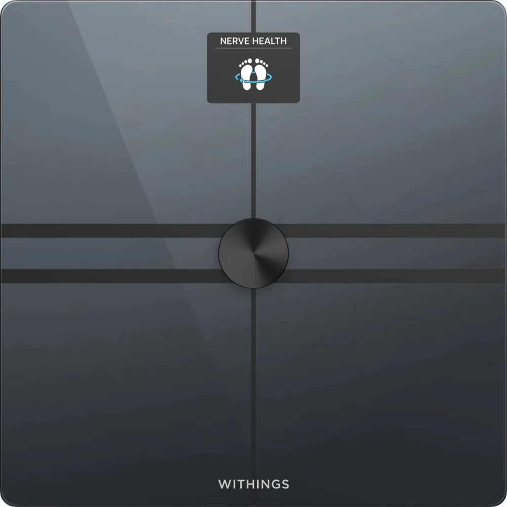WITHINGS WBS12 Body Comp Complete Body Analysis Wi-Fi Scale fekete