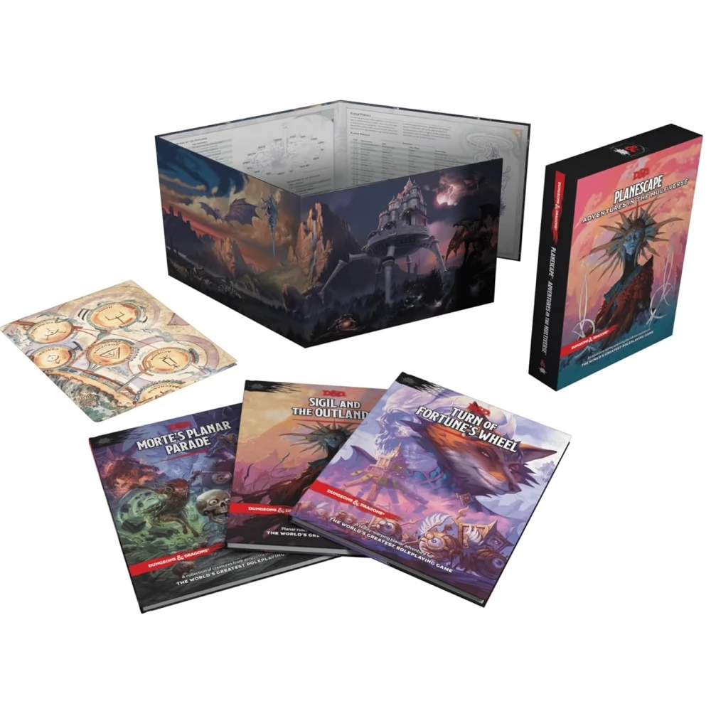 WIZARD OF THE COAST D&D Planescape: Adventures in the Multiverse kalandjáték szabálykönyv készlet