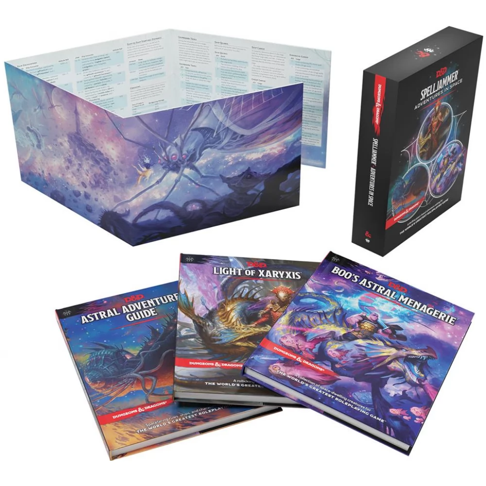 WIZARD OF THE COAST D&D Spelljammer: Adventures in Space kalandjáték könyv készlet