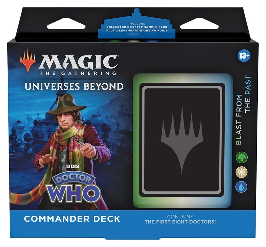 WIZARD OF THE COAST Magic the Gathering Universes Beyond Doctor Who: Blast from the Past Commander Deck kártya csomag