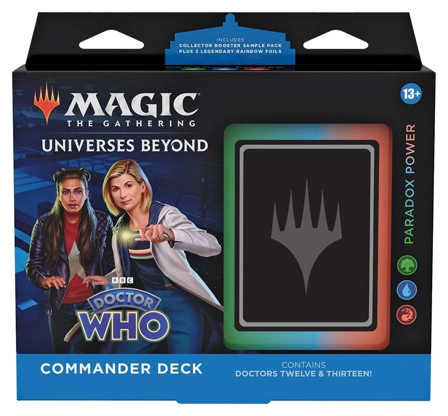 WIZARD OF THE COAST Magic the Gathering Universes Beyond Doctor Who: Paradox Power Commander Deck kártya csomag
