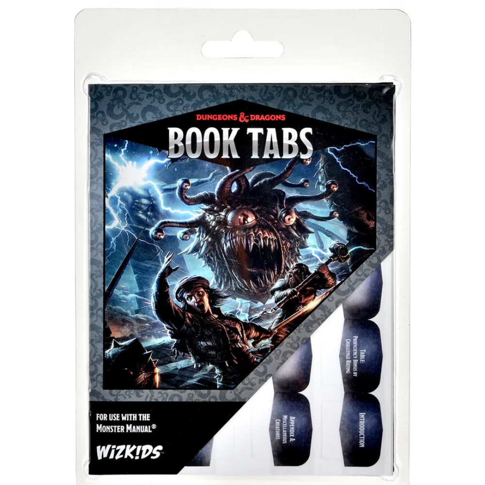 WIZK!DS D&D Book Tabs - Monster Manual könyvjelző készlet