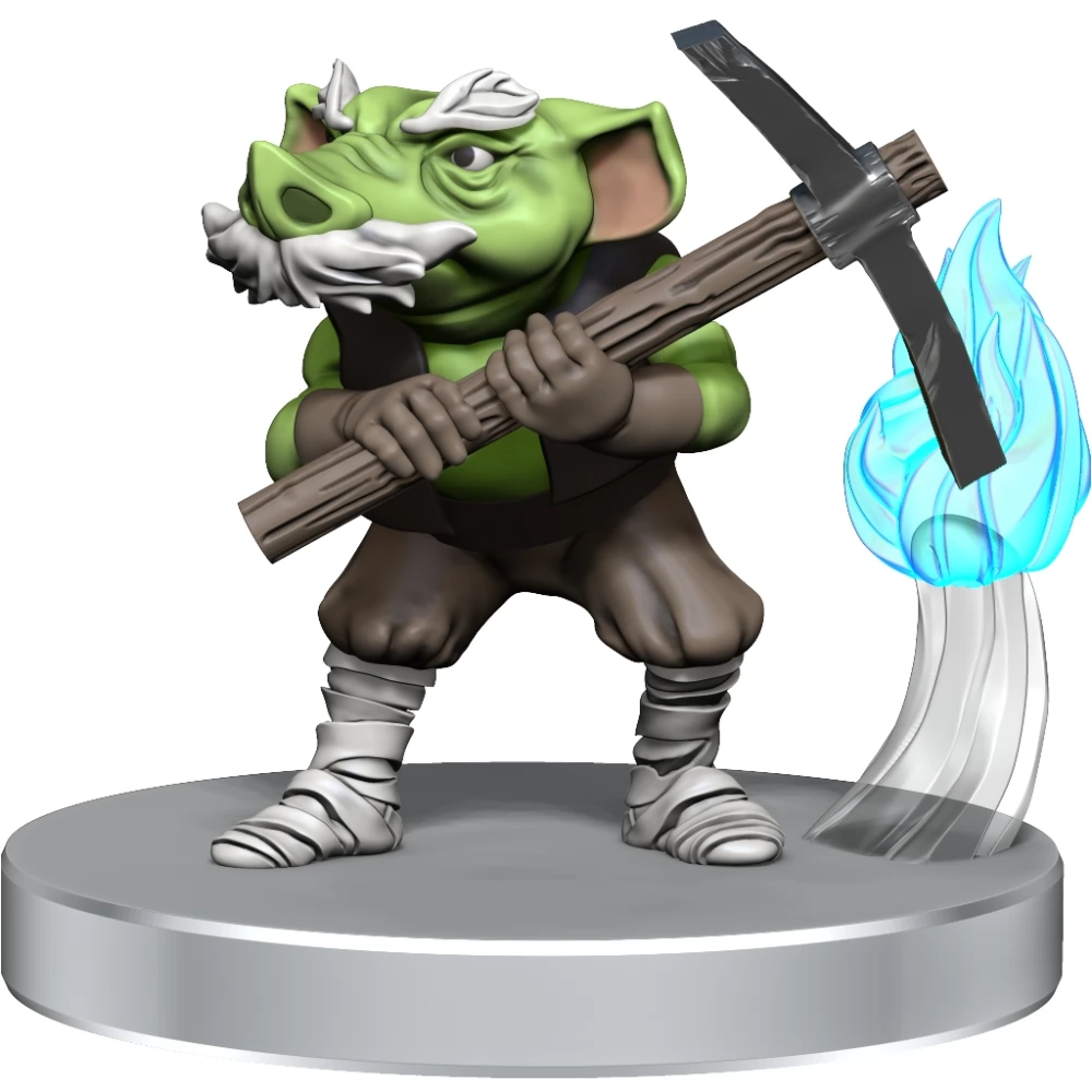 WIZK!DS D&D Icons of the Realms - The Wild Beyond The Witchlight Brigganock Miner kalandjáték figura