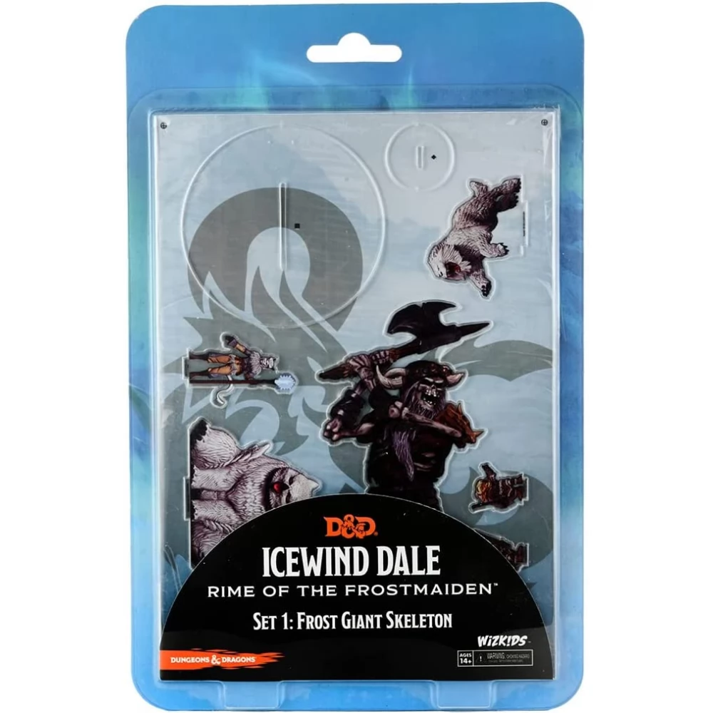 WIZK!DS D&D Idols Of The Realms - Icewind Dale: Rime of the Frostmaiden Frost Giant Skeleton 2D kalandjáték figura szett
