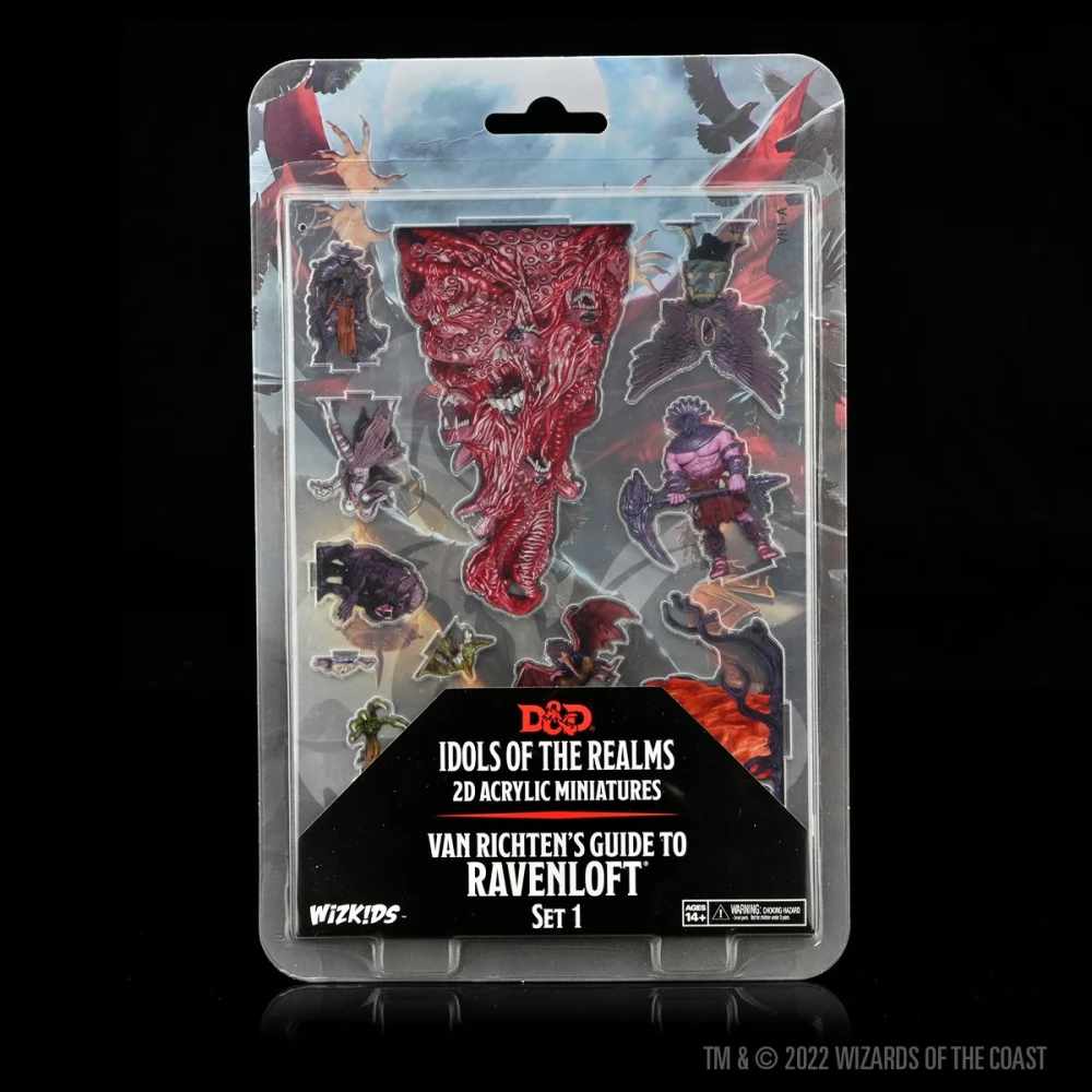 WIZK!DS D&D Idols of the Realms: Van Richtens Guide to Ravenloft: 2D Set 1 2D kalandjáték figura szett