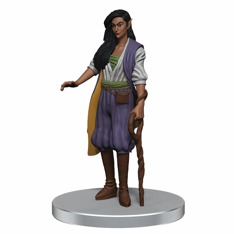 WIZK!DS D&D Planescape: Adventures in the Multiverse Elf Druid Circle of the Primeval kalandjáték figura