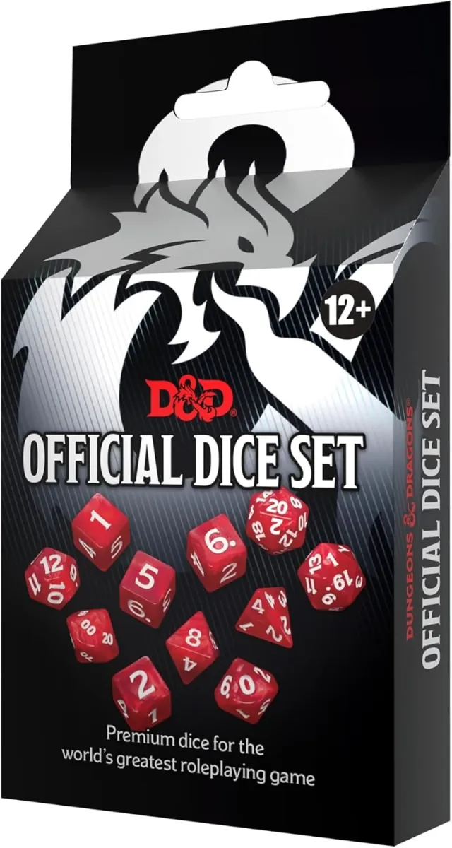 WIZK!DS Dungeons & Dragons hivatalos dobókocka készlet