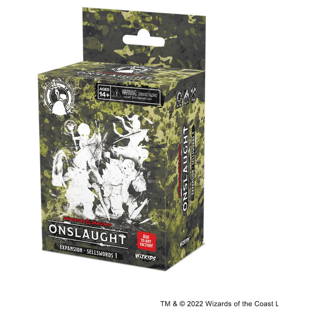 WIZK!DS Dungeons & Dragons Onslaught Expansion Sellswords 1 társasjáték kiegészítő
