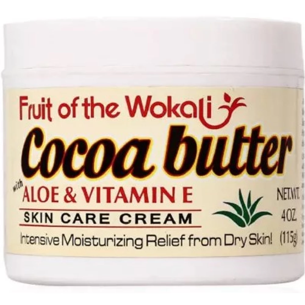 WOKALI Wokali kakaóvaj aloe vera és e-vitamin kivonatos tápláló arckrém száraz bőrre 115 g