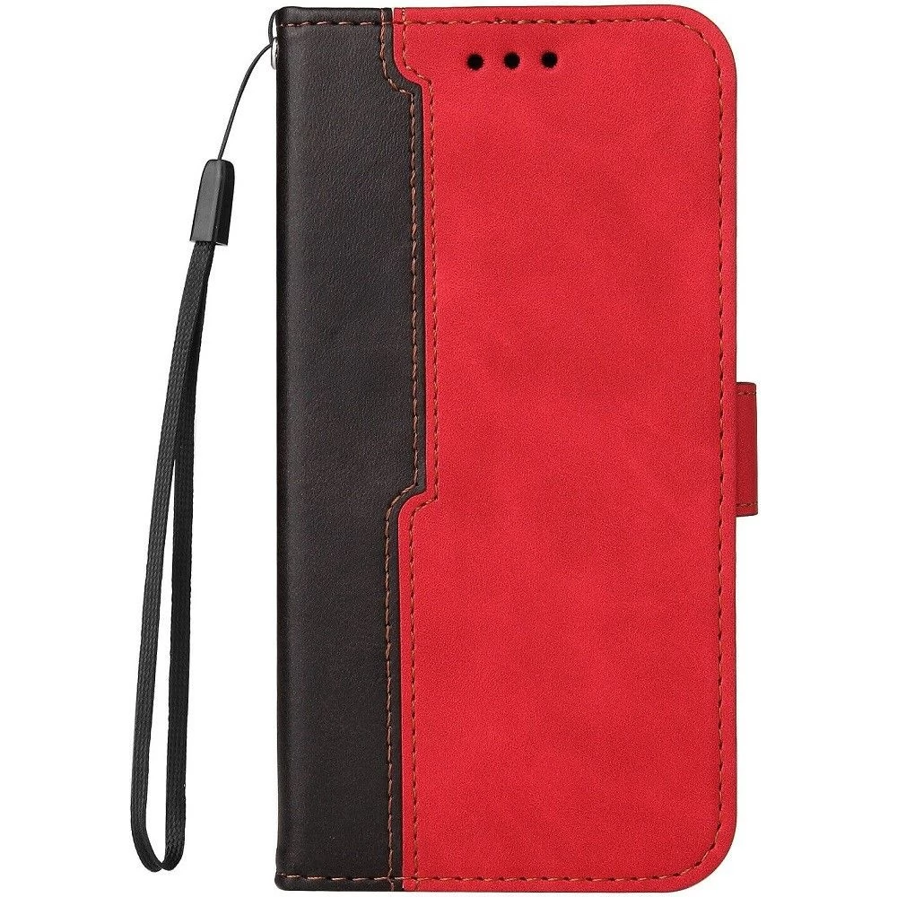 WOOZE Colour Wallet oldalra nyíló tok Samsung Galaxy A05s piros