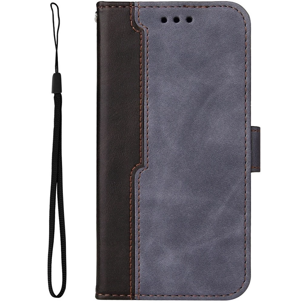 WOOZE Colour Wallet oldalra nyíló tok stand kártyatartóval kézpánttal Xiaomi Redmi Note 9 / Redmi 10X 4G szürke