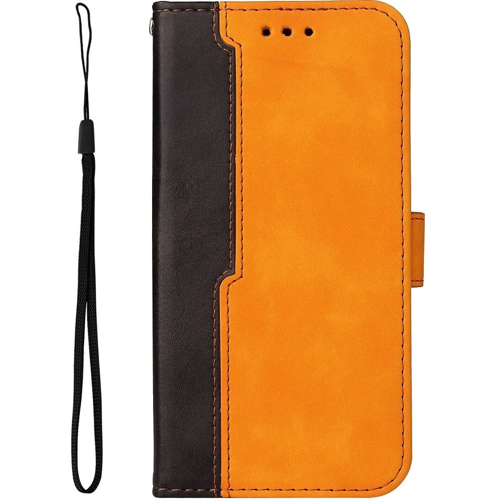 WOOZE Colour Wallet oldalra nyíló tok Xiaomi Redmi Note 12 Pro 5G / Poco X5 Pro 5G narancssárga