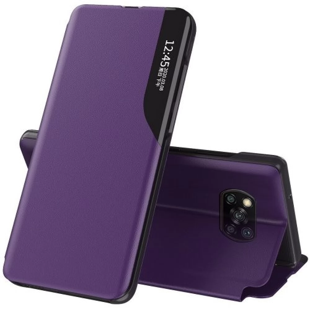 WOOZE FashionBook oldalra nyíló tok Samsung Galaxy S23 Plus lila