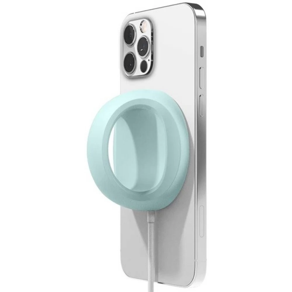 WOOZE Handrail Magsafe szilikon asztali tartó funkiós ujjtámasz világoskék