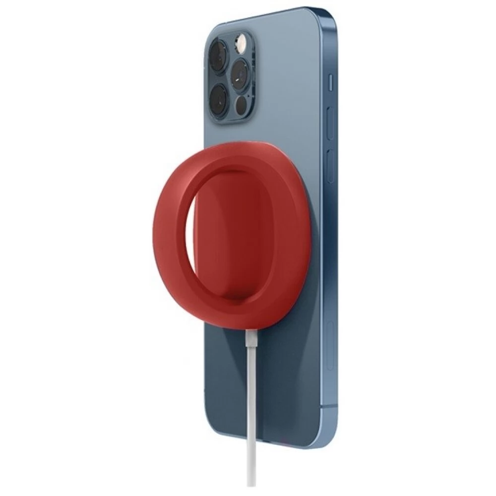 WOOZE Handrail Magsafe szilikon asztali tartó funkiós ujjtámasz piros