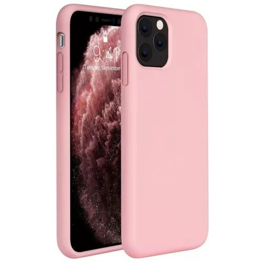 WOOZE Liquid Silica Gel szilikon tok Samsung Galaxy A33 5G rózsaszín