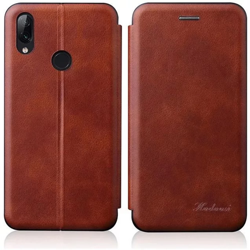 WOOZE Protect And Dress Book Oldalra nyíló tok iPhone 14 Pro Max barna
