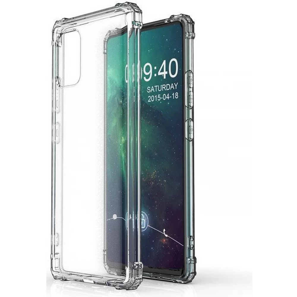 WOOZE Silicone Armor tok légpárnás sarok Samsung Galaxy A11/M11 átlátszó