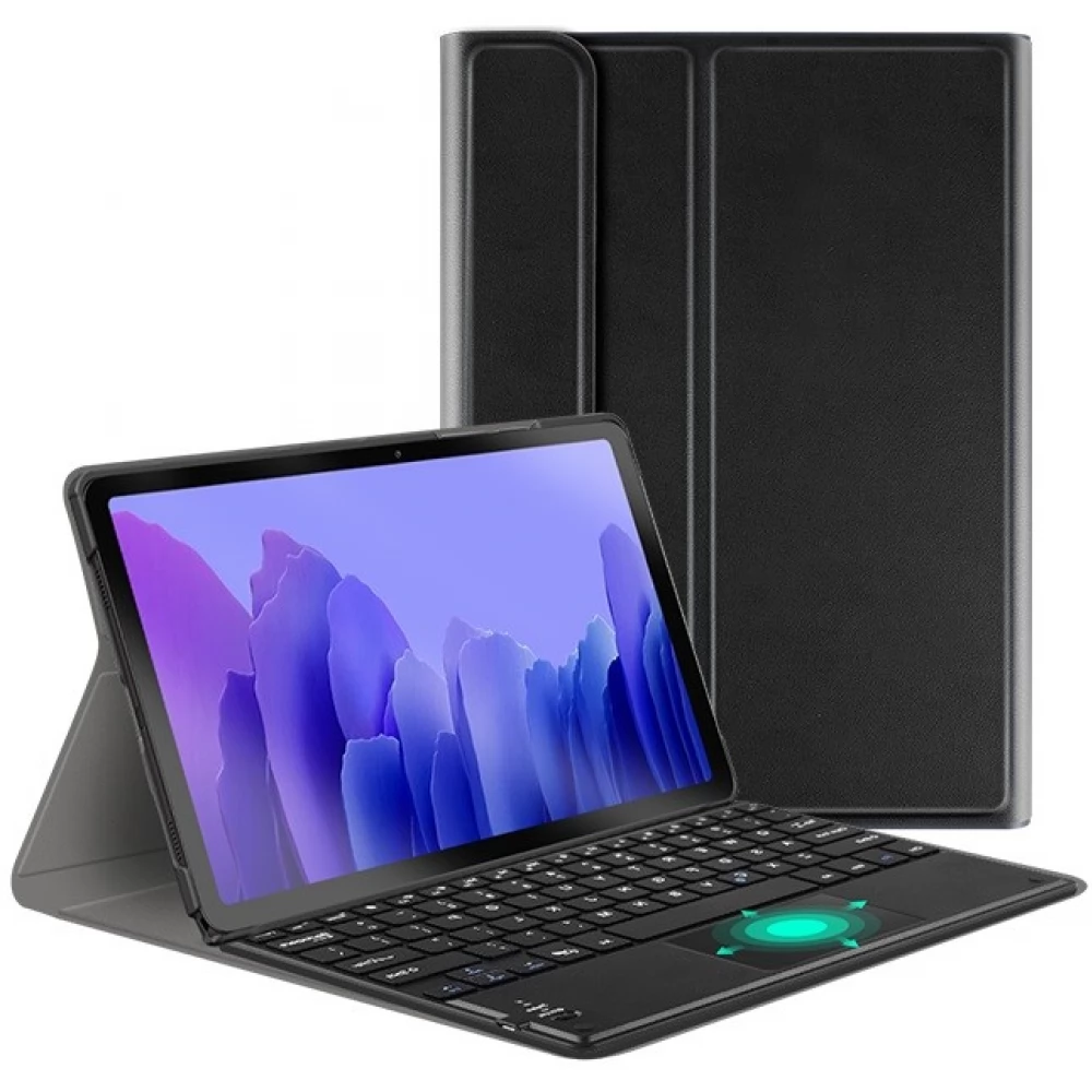 WOOZE Simple Touch Bluetooth billentyűzetes mappa tok Samsung Galaxy Tab S9 FE (10.9) SM-X510 / X516B fekete