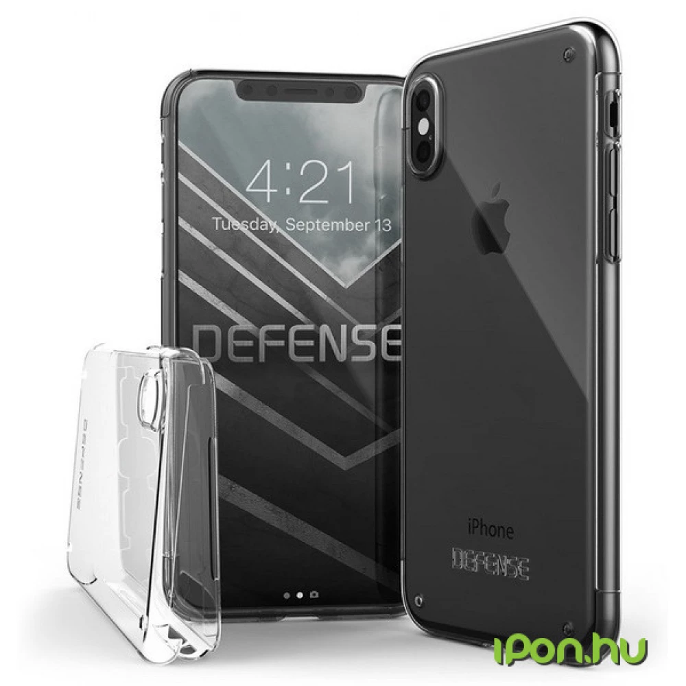 XDORIA Diffense 360 iPhone X átlátszó