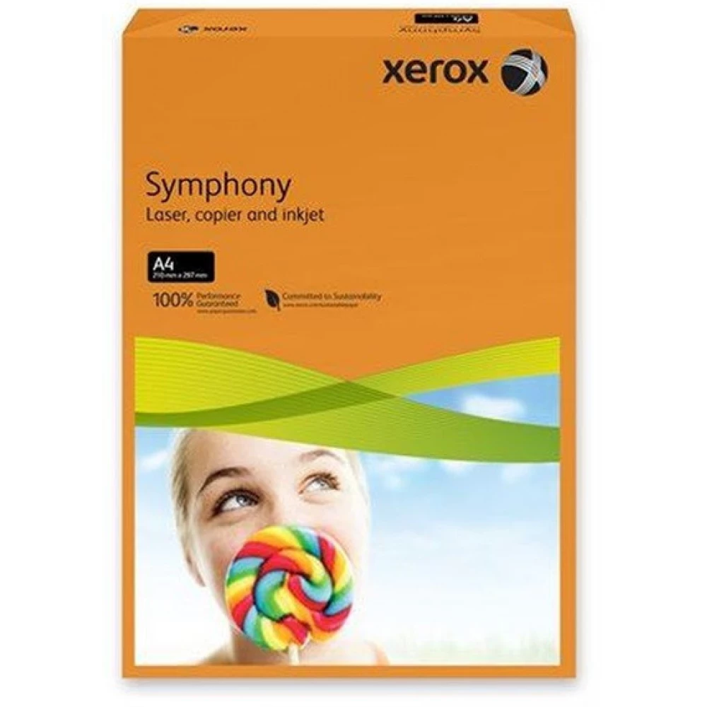 XEROX A4/80 g Symphony másolópapír intenzív narancs