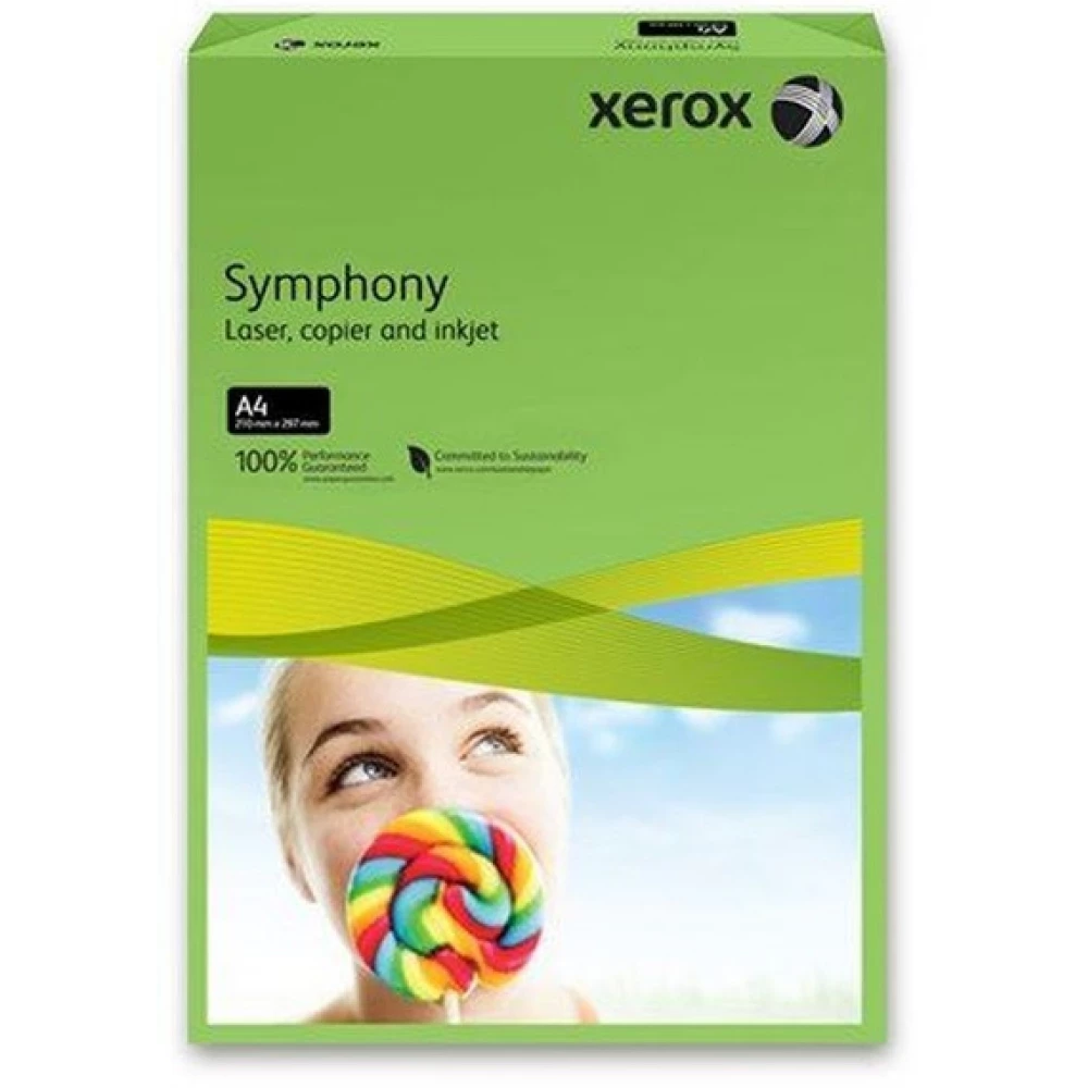 XEROX A4/80 g Symphony másolópapír intenzív zöld