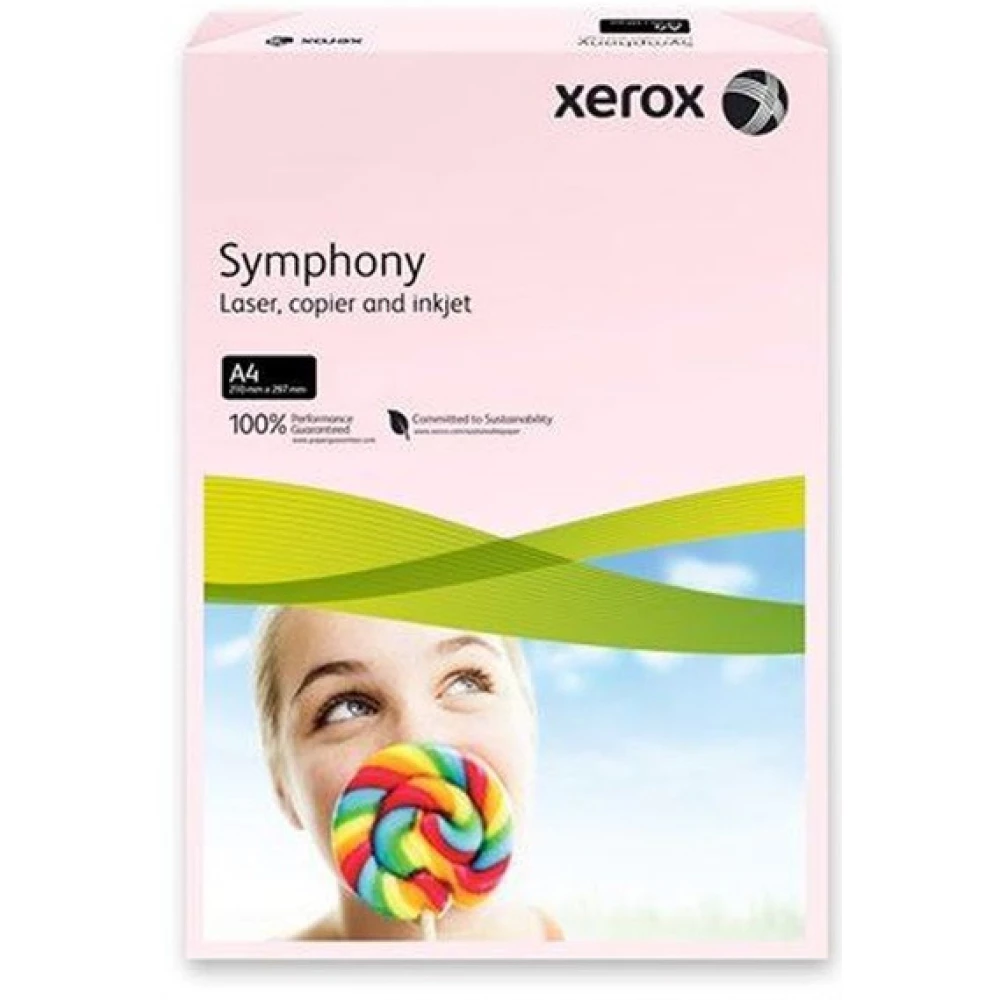 XEROX A4/80 g Symphony másolópapír pasztel rózsaszín