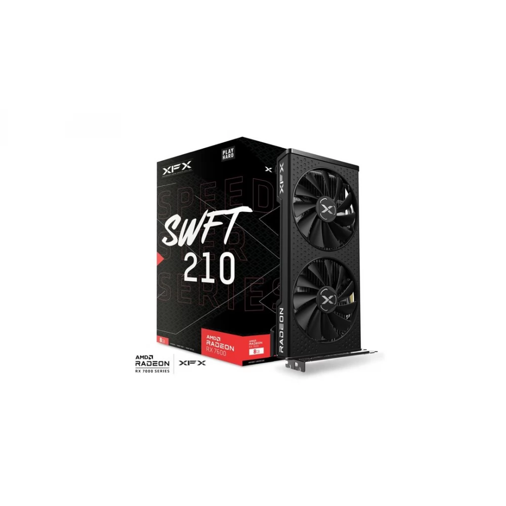 XFX Radeon RX 7600 8GB GDDR6 Speedster SWFT 210 PCIE