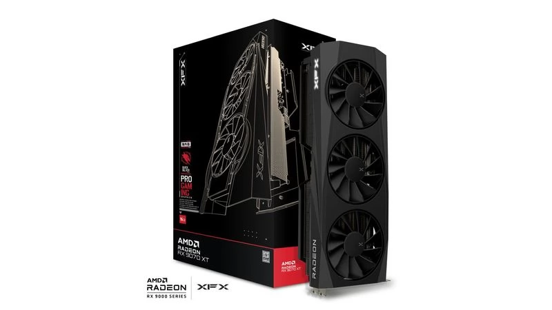 XFX Radeon RX 9070 XT 16GB GDDR6 Quicksilver Gaming PCIE