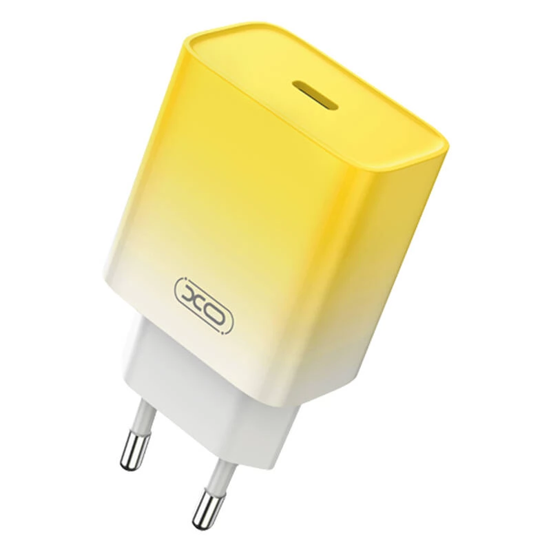 XO CE18 Wall Charger 30W sárga
