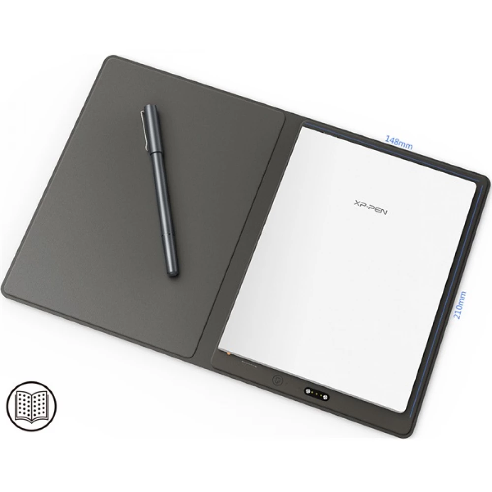 XP-PEN AC75 A5 Notesz Note Plus fekete 5 db