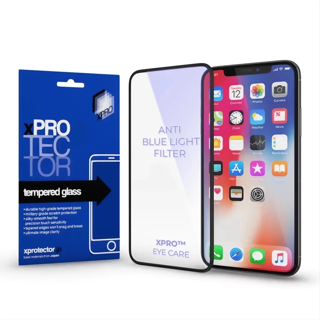 XPRO ™ Anti-Blue Light 2.5D Kék Fény Szűrős kijelzővédő üveg / üvegfólia Apple iPhone 16 Pro Max készülékhez