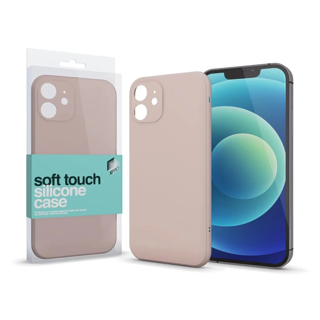 XPRO Soft Touch Silicon Case Samsung Galaxy A16 púder rózsaszín