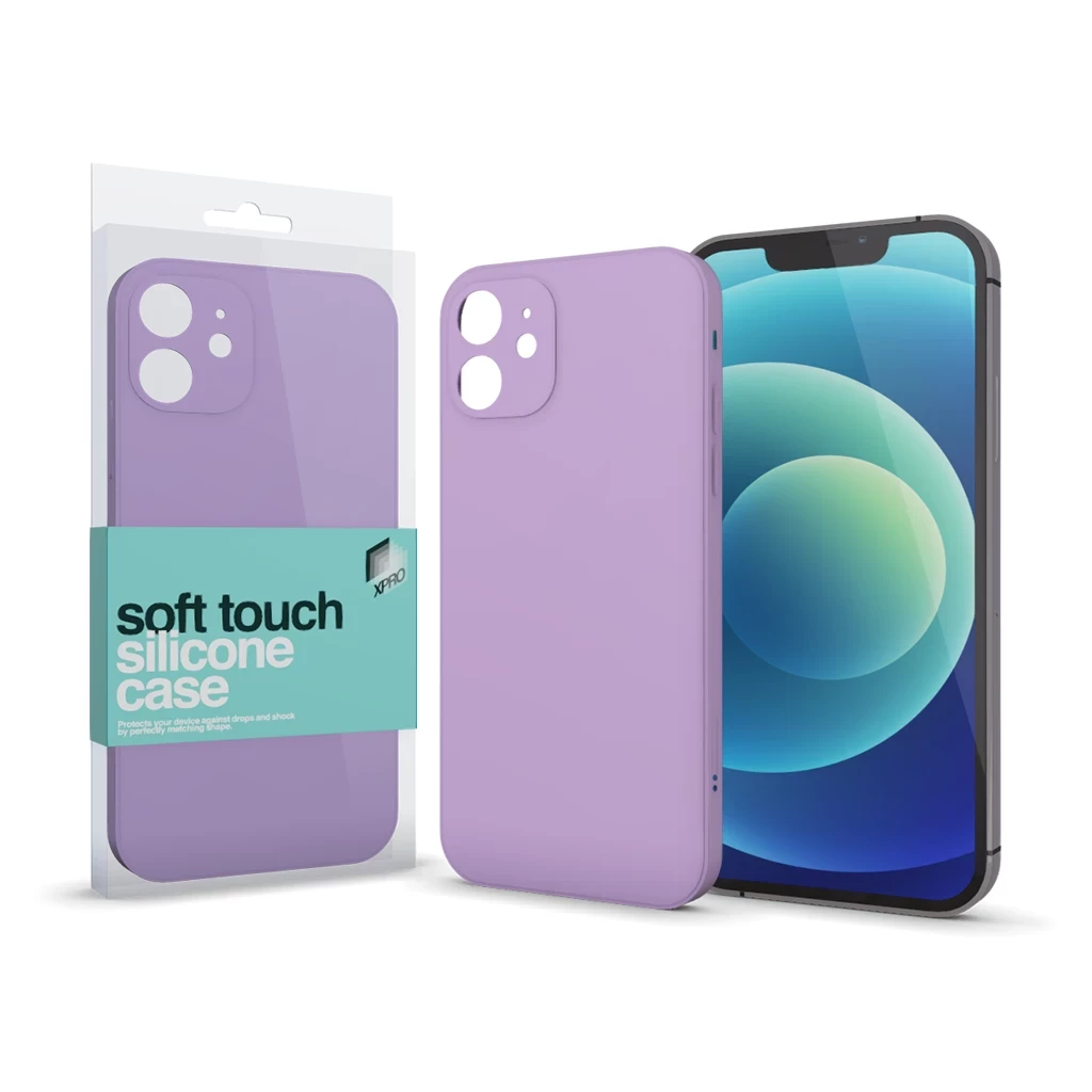 XPRO ™ Soft Touch szilikon tok Slim lila Apple iPhone 16 Plus készülékhez