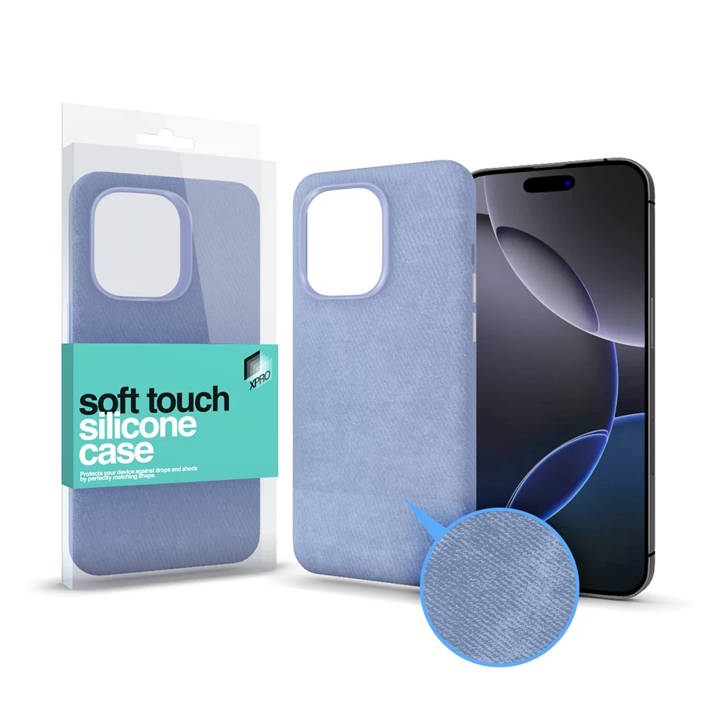 XPRO ™ Soft Velvet Magsafe tok Apple iPhone 16 készülékhez - Kék