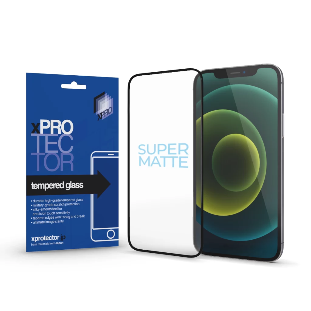 XPRO SuperMatte 3D Full Tempered Glass kijelzővédő iPhone 16/15