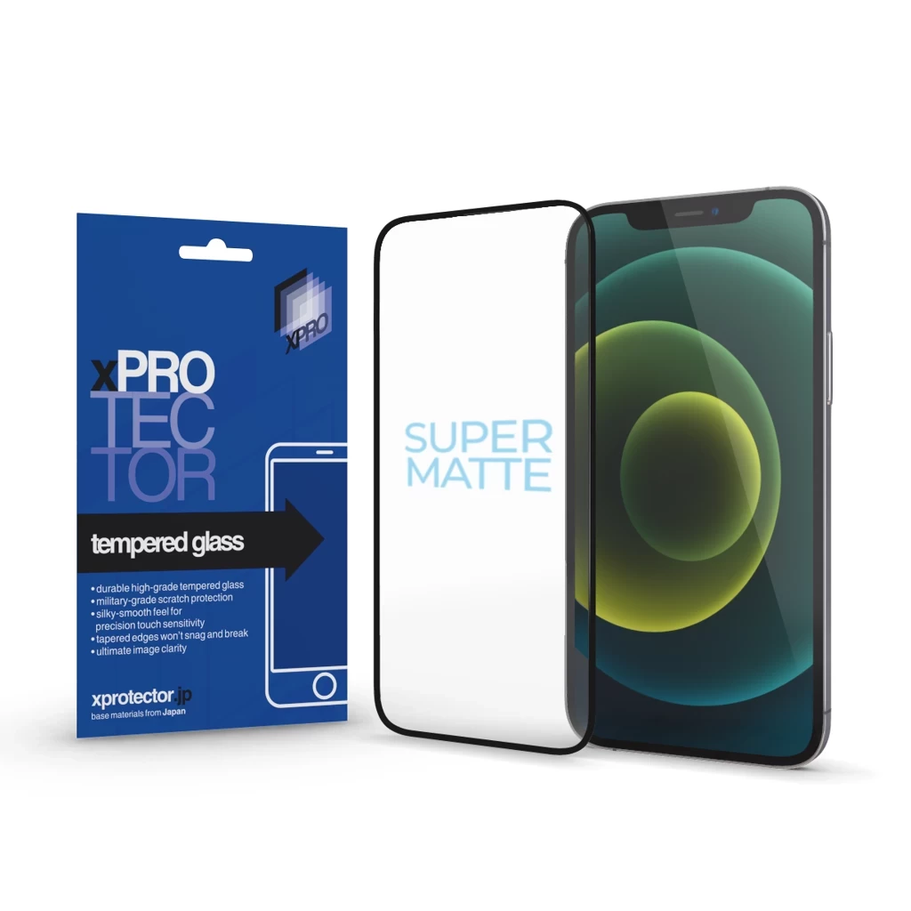 XPRO ™ SuperMatte Tempered Glass Full 3D 0.33 kijelzővédő üveg / üvegfólia Apple iPhone 16 Pro Max készülékhez