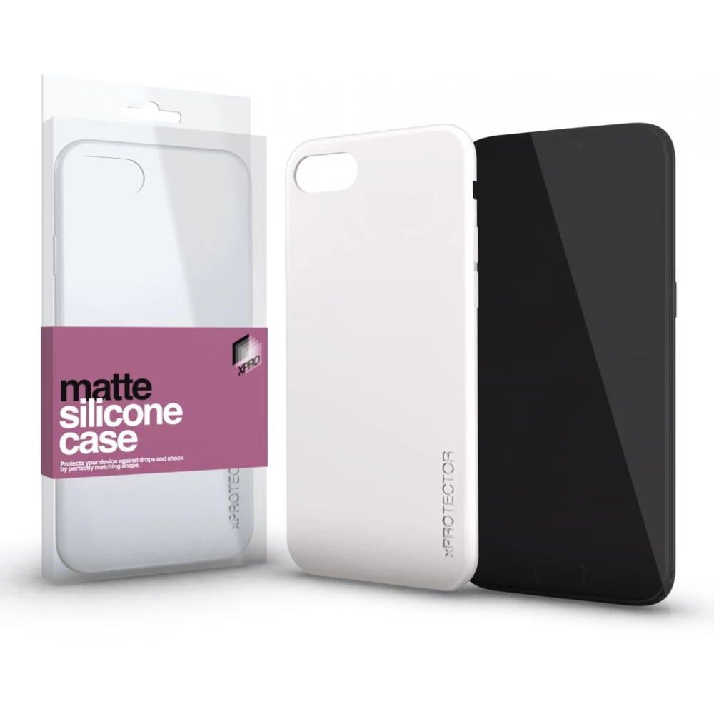 XPRO Szilikon Matte ultravékony tok Samsung Galaxy A22 4G fehér
