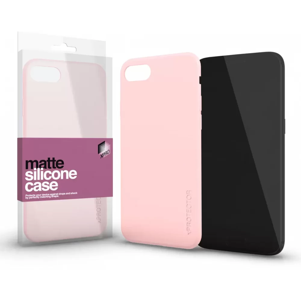 XPRO Szilikon Matte ultravékony tok Samsung Galaxy S23 rózsaszín