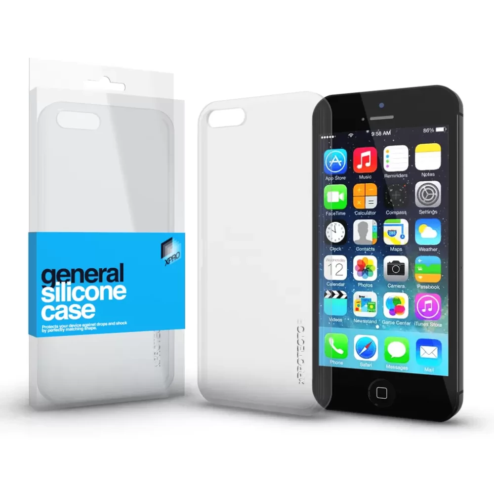 XPRO Szilikon tok Case ultra vékony 0.33 mm Apple iPhone 5 / 5S / SE (2016) készülékhez