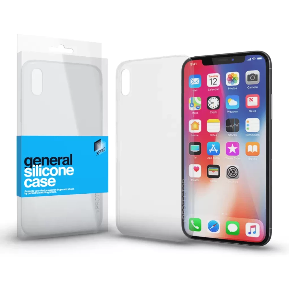XPRO Szilikon tok Case ultra vékony 0.33 mm Apple iPhone X készülékhez
