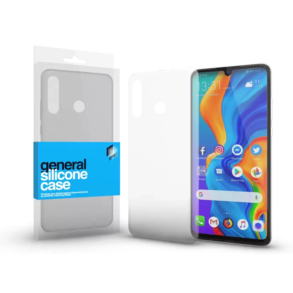 XPRO Szilikon tok Case ultra vékony 0.33 mm Huawei P30 Lite készülékhez